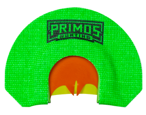 Primos PS1267 The Lucy  Diaphragm Call Triple Reed Turkey Hen Sounds Attracts Turkey Green Plastic Bat Cut                                                                                              