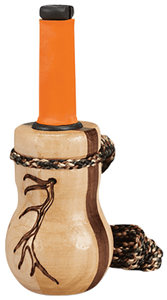 Wayne Carlton's Calls HSWCC70167 Lil' Heifer Cow Call Calf/Cow Sounds Walnut/Maple Wood Barrel                                                                                                          