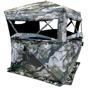 Primos 65112 Full Frontal  Ground Veil Camo 150D Polyester                                                                                                                                              