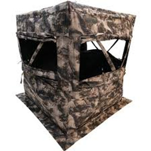 Bog-Pod 1134435 Prevail Sitting Hub Blind Mossy Oak Terra 600D Polyester                                                                                                                                