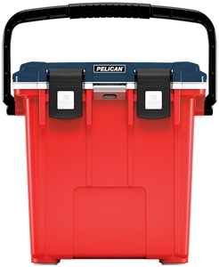 Pelican 20Q5REDBLUWHT Personal Cooler Elite Red/White/Blue Polypropylene 20 QT                                                                                                                          