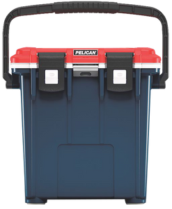 Pelican 20Q5BLUREDWHT Personal Cooler Elite Red/White/Blue Polypropylene 20 QT                                                                                                                          