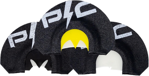 Power Calls 24226 Short Circuit Combo  Diaphragm Call Turkey Hen Sounds Attracts Turkeys Black 3 Pack                                                                                                   