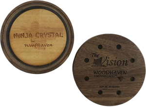 Woodhaven WH087 Ninja  Friction Call Attracts Turkeys Natural Crystal/Wood                                                                                                                              