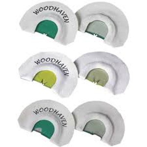 Woodhaven WH016 Top 3 Pro Pack Diaphragm Call Triple Reed Attracts Turkeys White 3 Per Pkg                                                                                                              