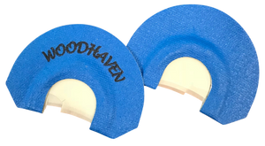 Woodhaven WH079 Blue Cutter Billy Yargus Diaphragm Call Triple Reed Attracts Turkeys Blue                                                                                                               