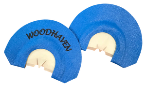 Woodhaven WH078 Blue Vyper Billy Yargus Diaphragm Call Double Reed Attracts Turkeys Blue                                                                                                                