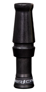 Power Calls 21601 Volt  Open Call Double Reed Attracts Mallards Stealth Black Polycarbonate                                                                                                             