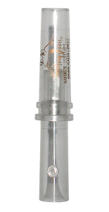 Haydel's Game Calls GHJ Government Hunter Baby Rabbit Open Call Double Reed Baby Cottontail/Jackrabbit Sounds Attracts Predators Clear Acrylic                                                          