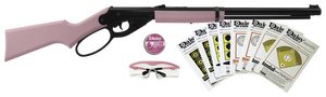 Daisy 994999403 Carbine Fun Kit Spring Piston, 177 BB 350 fps, Black Rec, Pink Synthetic Furniture, Includes Glasses/350rd Ammo/Target                                                                  