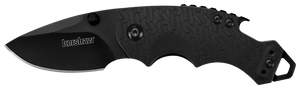 Kershaw 8700BLK Shuffle  2.40" Folding GFN Plain Black Oxide 8Cr14MoV SS Blade Black K Textured Glass-Filled Nylon Handle Includes Pocket Clip                                                           Kershaw 8700BLK Shuffle  2.40" Folding GFN Plain Black Oxide 8Cr14MoV SS Blade Black K Textured Glass-Filled Nylon Handle Includes Pocket Clip