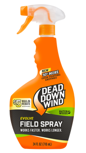 Dead Down Wind 1392418 Evolve Field Spray  Cover Scent Natural Woods Scent 24 oz Trigger Spray                                                                                                          