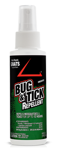 Lethal 9170674Z Bug and Tick Repellant  Odorless Scent Repels Mosquitos, Ticks & Fleas Effective Up to 12 Hours 4 oz. Spray                                                                             