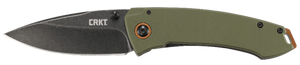 CRKT 2520 Tuna  3.22" Folding Plain Stonewashed 8Cr14MoV SS Blade Black/Green G10/SS Handle Includes Pocket Clip                                                                                         CRKT 2520 Tuna  3.22" Folding Plain Stonewashed 8Cr14MoV SS Blade Black/Green G10/SS Handle Includes Pocket Clip