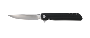 CRKT 3810 LCK +  Large 3.62" Folding Drop Point Plain Satin 8Cr13MoV SS Blade/ Black GRN Handle Includes Pocket Clip                                                                                     CRKT 3810 LCK +  Large 3.62" Folding Drop Point Plain Satin 8Cr13MoV SS Blade/ Black GRN Handle Includes Pocket Clip