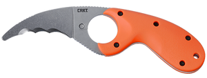 CRKT 2511ER Bear Claw  2.39" Fixed Hawkbill Veff Serrated Stonewashed AUS-8A SS Blade, Blaze Orange Textured GRN Handle                                                                                  CRKT 2511ER Bear Claw  2.39" Fixed Hawkbill Veff Serrated Stonewashed AUS-8A SS Blade, Blaze Orange Textured GRN Handle