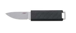 CRKT 2425 Scribe  1.74" Fixed Drop Point Plain Stonewashed 5Cr15MoV SS Blade/ 2.38" Black GRN Handle Includes Pocket Clip/Sheath                                                                        