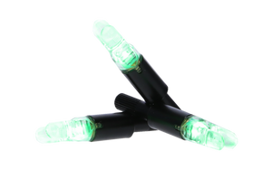 NAP NAPILLNXGR3PK Thunderglo Illuminated Nock Crossbow Green Half Moon/ 3 Pack                                                                                                                          
