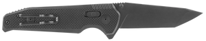 S.O.G SOG-12-57-01 Vision XR  3.36" Folding Tanto Plain Black TiNi CTS XHP Steel Blade Black G10 Handle                                                                                                 