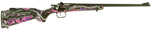 Crickett KSA2160 Youth 22 LR 1rd 16.12" Barrel & Receiver, Fixed Front/Adjustable Rear Peep Sight, Hydro Dipped Muddy Girl Synthetic Stock w/11.5" LOP, Rebounding Firing Pin Safety Crickett KSA2160 Youth 22 LR 1rd 16.12" Barrel & Receiver, Fixed Front/Adjustable Rear Peep Sight, Hydro Dipped Muddy Girl Synthetic Stock w/11.5" LOP, Rebounding Firing Pin Safety