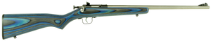 Crickett KSA2223 Youth 22 LR 1rd 16.12" Stainless Steel Barrel, Fixed Front/Adjustable Rear Peep Sights, Blue Laminate Stock w/11.5" LOP, Rebounding Firing Pin Safety Crickett KSA2223 Youth 22 LR 1rd 16.12" Stainless Steel Barrel, Fixed Front/Adjustable Rear Peep Sights, Blue Laminate Stock w/11.5" LOP, Rebounding Firing Pin Safety