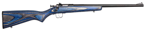 Crickett KSA2222 Youth  22 LR 1rd 16.12" Blued Barrel & Receiver, Fixed Front/Adjustable Rear Peep Sights, Blue Laminate Stock w/11.5" LOP, Rebounding Firing Pin Safety                                