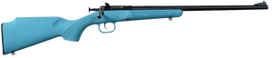 Crickett KSA302 My First Rifle  22 S/L/LR Single Shot 16.10" Blued Barrel & Receiver, Blue Synthetic Fixed Stock                                                                                        