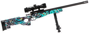 Crickett KSA2149 Precision Package 22 LR Caliber with 1rd Capacity, 16.12" Barrel, Blued Metal Finish & Fixed Thumbhole Muddy Girl Serenity Synthetic Stock Right Hand (Youth) Includes Scope & Bipod Crickett KSA2149 Precision Package 22 LR Caliber with 1rd Capacity, 16.12" Barrel, Blued Metal Finish & Fixed Thumbhole Muddy Girl Serenity Synthetic Stock Right Hand (Youth) Includes Scope & Bipod