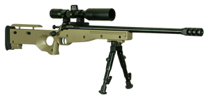 Crickett KSA2157 Precision Complete Package 22 Mag 1rd 16.12" Blued Flat Dark Earth Fixed Thumbhole Stock Right Hand (Youth)                                                                            