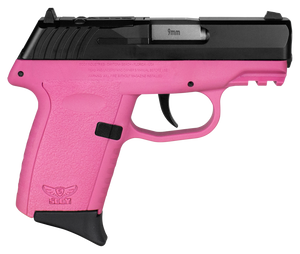 SCCY Industries CPX2CBPKRDRG3 CPX-2 Gen3 RD 9mm Luger 10+1 3.10" Pink Polymer w/ Picatinny Rail Serrated Black Nitride SS Slide Pink Polymer Grip                                                       