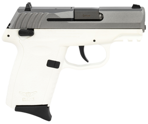 SCCY Industries CPX1TTWTG3 CPX-1 Gen3 9mm Luger 10+1 3.10" White Polymer w/Picatinny Rail Serrated SS Slide White Polymer Grip                                                                          