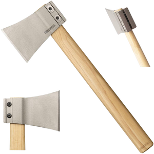 Cold Steel CS90AXA Professional Thrower 4" Blade 1055 Carbon Steel Blade American Hickory Handle 16"                                                                                                     Cold Steel CS90AXA Professional Thrower 4" Blade 1055 Carbon Steel Blade American Hickory Handle 16"