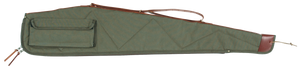 Bob Allen 14536 Canvas Rifle Case 40" Green Canvas w/ Quilted Flannel Lining Leather Sling & Self-Repairing Nylon Zipper Bob Allen 14536 Canvas Rifle Case 40" Green Canvas w/ Quilted Flannel Lining Leather Sling & Self-Repairing Nylon Zipper