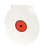 Birchwood Casey RND15 Round Steel Target Plate 15" Centerfire Rifle/Handgun Target Black/Red/White NM500 Steel Hanging                                                                                  