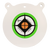 EZ-Aim 15599 Hardrock  12" AR500 Steel Gong Shooting Target .38" Thickness Black / Green / White                                                                                                        
