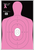 Action Target B27ENPT100 Qualification Shoot for the Cure Silhouette Paper 23" x 35" Pink 100 Per Box                                                                                                   