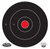 Birchwood Casey 35070 Dirty Bird  12" Bullseye Tagboard Hanging Universal Black/Red 100 Per Pkg                                                                                                         