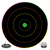Birchwood Casey 35820 Dirty Bird  8" Bullseye Tagboard Hanging Pistol/Rifle Black/Green 20 Per Pkg                                                                                                      