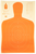 Action Target B27EORANGE Qualification Economy Silhouette Hanging Paper Target 23" x 35" 100 Per Box                                                                                                    