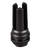 SilencerCo AC1561 ASR Flash Hider Black Steel with 13.5x1 LH tpi Threads for 9mm                                                                                                                        