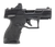Taurus 1-TX22131-10RD TX22 w/Optic Compact 22 LR 10+1 3.60" Matte Black Barrel, Black Hard Coat Anodized Serrated w/Optic Slide, Black Polymer Frame w/Accessory Rail, Textured Grip, Viridian RFX-11 Gr