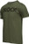 Glock Caliber Tee Military Green Ringspun Cotton Short Sleeve