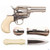 Cimarron Doc Holliday Thunderer Combo Revolver 45 LC 3.5" Barrel 6 Rounds Tru-Ivory Grips Nickel with Dagger and Shoulder Holster