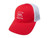 Glock Perfection Hat - Red and White Mesh with American Flag Patch