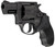Taurus 285621 856 *CA Compliant 38 Special Caliber with 2" Barrel, 6rd Capacity Cylinder, Overall Matte Black Metal Finish & Finger Grooved Black Rubber Grip