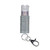 SABRE PEPPER SPRAY WITH JEWELED DESIGN AND SNAP CLIP White