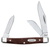 Case 00106 Stockman  Medium 2.42"/1.58"/1.57" Folding Clip/Sheepsfoot/Pen Plain As-Ground Tru-Sharp SS Blade/Brown Jigged Synthetic Handle                                                              