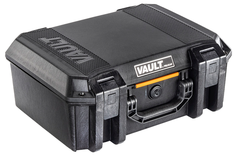 Pelican VCV300 Vault Case Large Black Polymer Holds 2 Handguns                                                                                                                                          