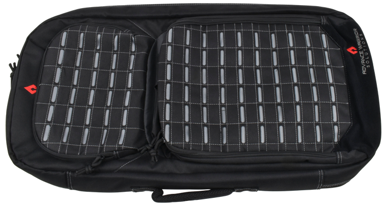 Advance Warrior Solutions FR28RBPTN/BL Frame  28" L Backpack with Side Handle, Black Polyester for Tactical Rifle, Molle Front                                                                          