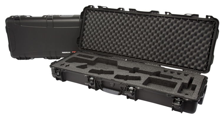 Nanuk 990AR01 990  Black Polymer w/ Foam Padding Lockable Latches & Wheels                                                                                                                              